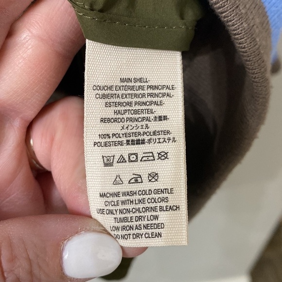 Free People wind swept jacket size small.Green and blue - Picture 7 of 15